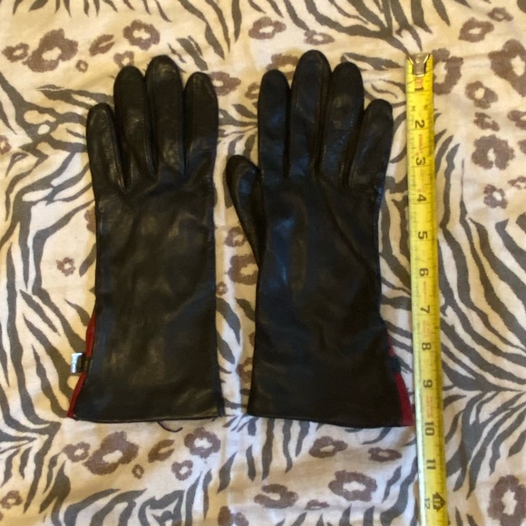 EUC Nine West Women’s Black Leather gloves lot of 3 pair size M - Picture 6 of 13